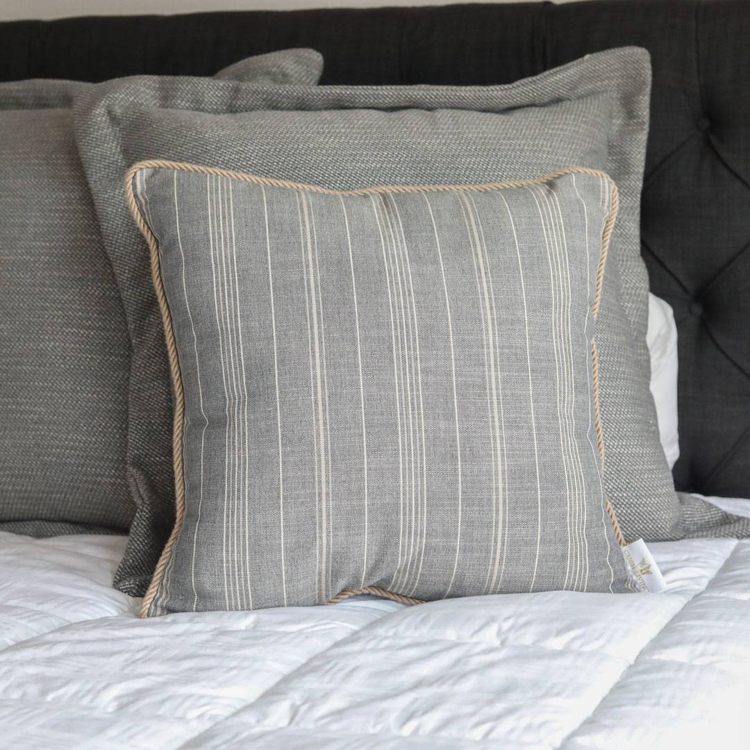 MARANA Indoor | Outdoor Pillow Reversible Stripe  w/ Cording