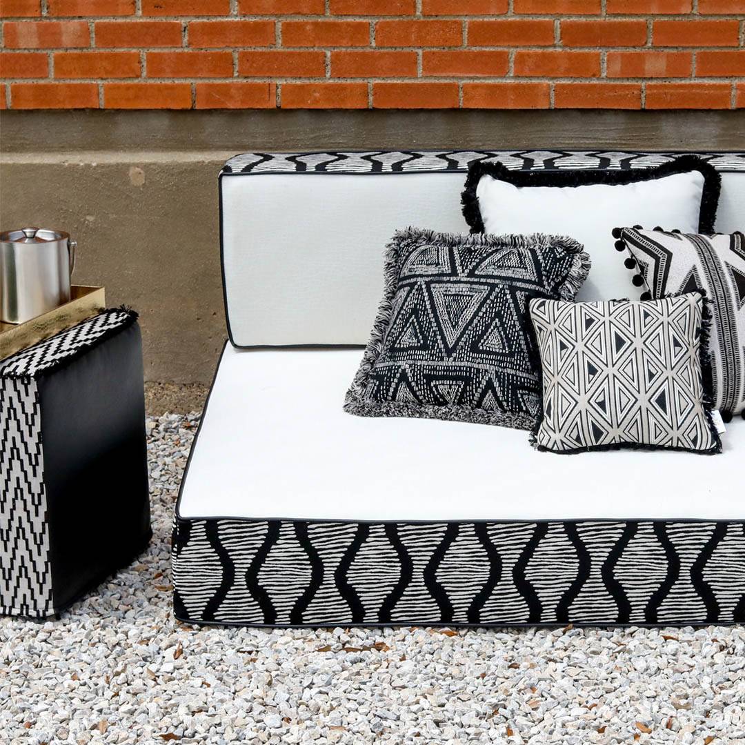 TULUM Indoor | Outdoor Reversible Cushion Set – Size Made To Order