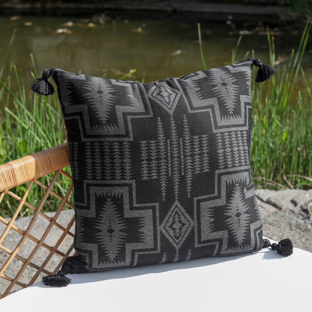 TULUM Indoor | Outdoor Reversible Oversize Pillow w/ Corner Tassels